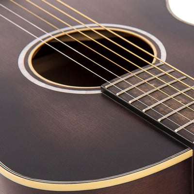 Vintage Historic Series 'Parlour' Acoustic Guitar ~ Aged Finish - Fair Deal Music