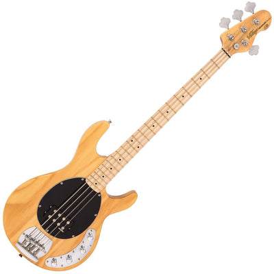 Vintage V96 ReIssued 4-String Active Bass ~ Natural - Fair Deal Music