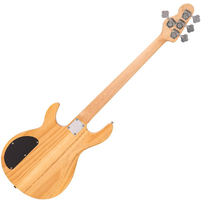 Vintage V96 ReIssued 4-String Active Bass ~ Natural - Fair Deal Music