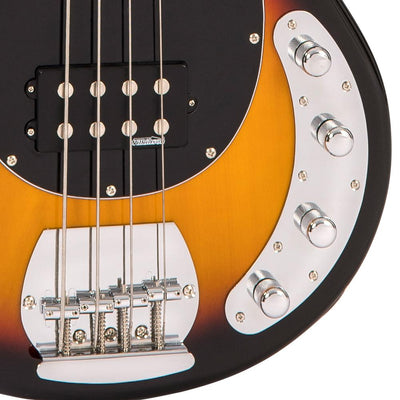 Vintage V96 ReIssued 4-String Active Bass ~ Sunset Sunburst - Fair Deal Music