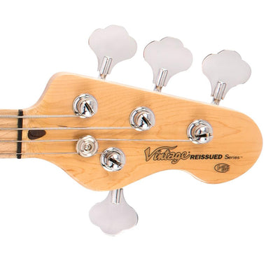 Vintage V96 ReIssued 4-String Active Bass ~ Sunset Sunburst - Fair Deal Music