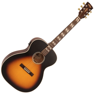 Vintage Historic Series 'Orchestra' Electro-Acoustic Guitar ~ Vintage Sunburst - Fair Deal Music