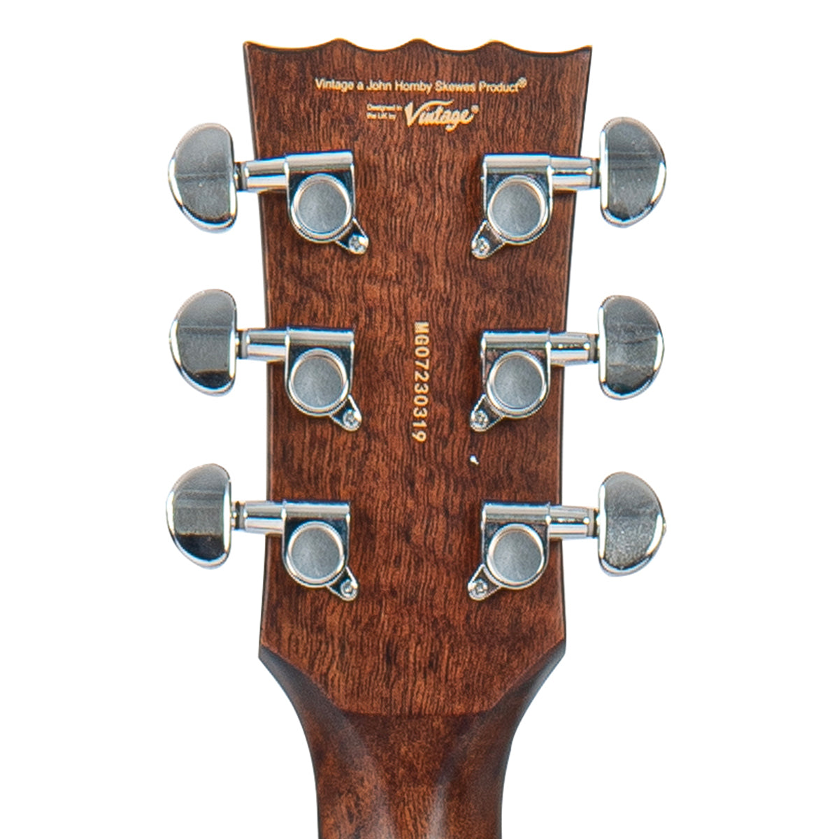 Vintage Stage Series 'Parlour' Electro-Acoustic Guitar ~ Antiqued - Fair Deal Music