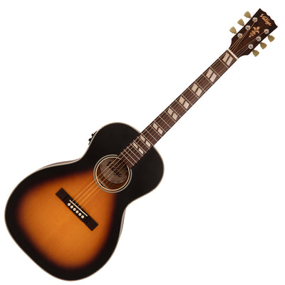 Vintage Historic Series 'Parlour' Electro-Acoustic Guitar ~ Vintage Sunburst - Fair Deal Music