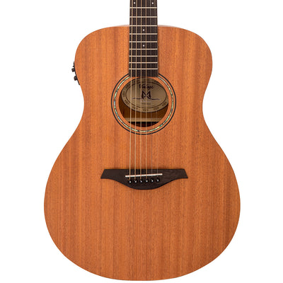 Vintage Mahogany Series 'Folk' Electro-Acoustic Guitar ~ Satin Mahogany - Fair Deal Music