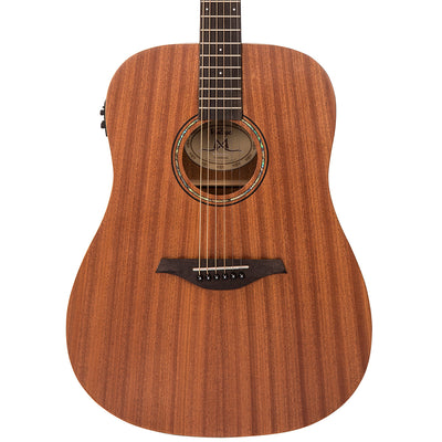Vintage Mahogany Series 'Dreadnought' Electro-Acoustic Guitar ~ Satin Mahogany - Fair Deal Music