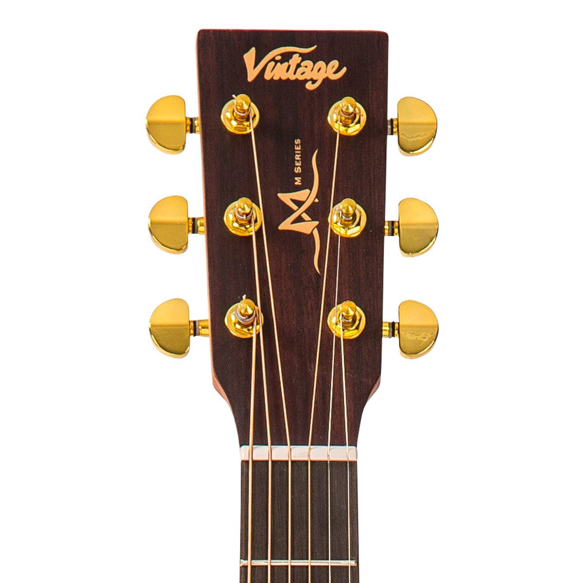 Vintage Mahogany Series 'Dreadnought' Electro-Acoustic Guitar ~ Satin Mahogany - Fair Deal Music