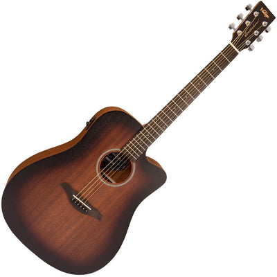 Vintage Statesboro' 'Dreadnought' Electro-Acoustic Guitar ~ Whisky Sour - Fair Deal Music