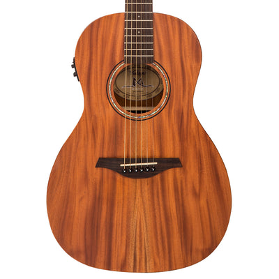 Vintage Mahogany Series 'Parlour' Electro-Acoustic Guitar ~ Satin Mahogany - Fair Deal Music