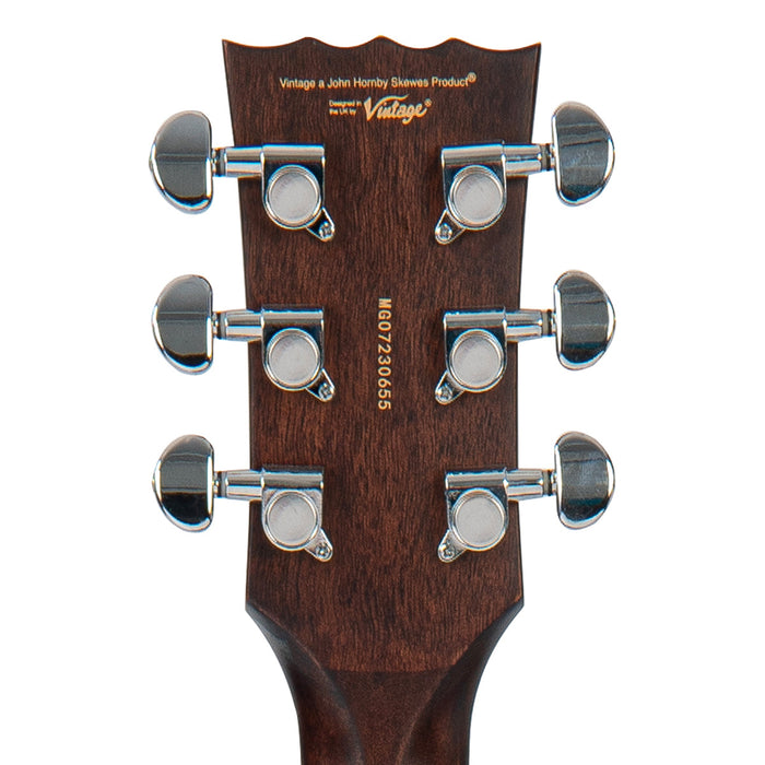 Vintage Stage Series 'Grand Auditorium' Cutaway Electro-Acoustic Guitar ~ Natural - Fair Deal Music