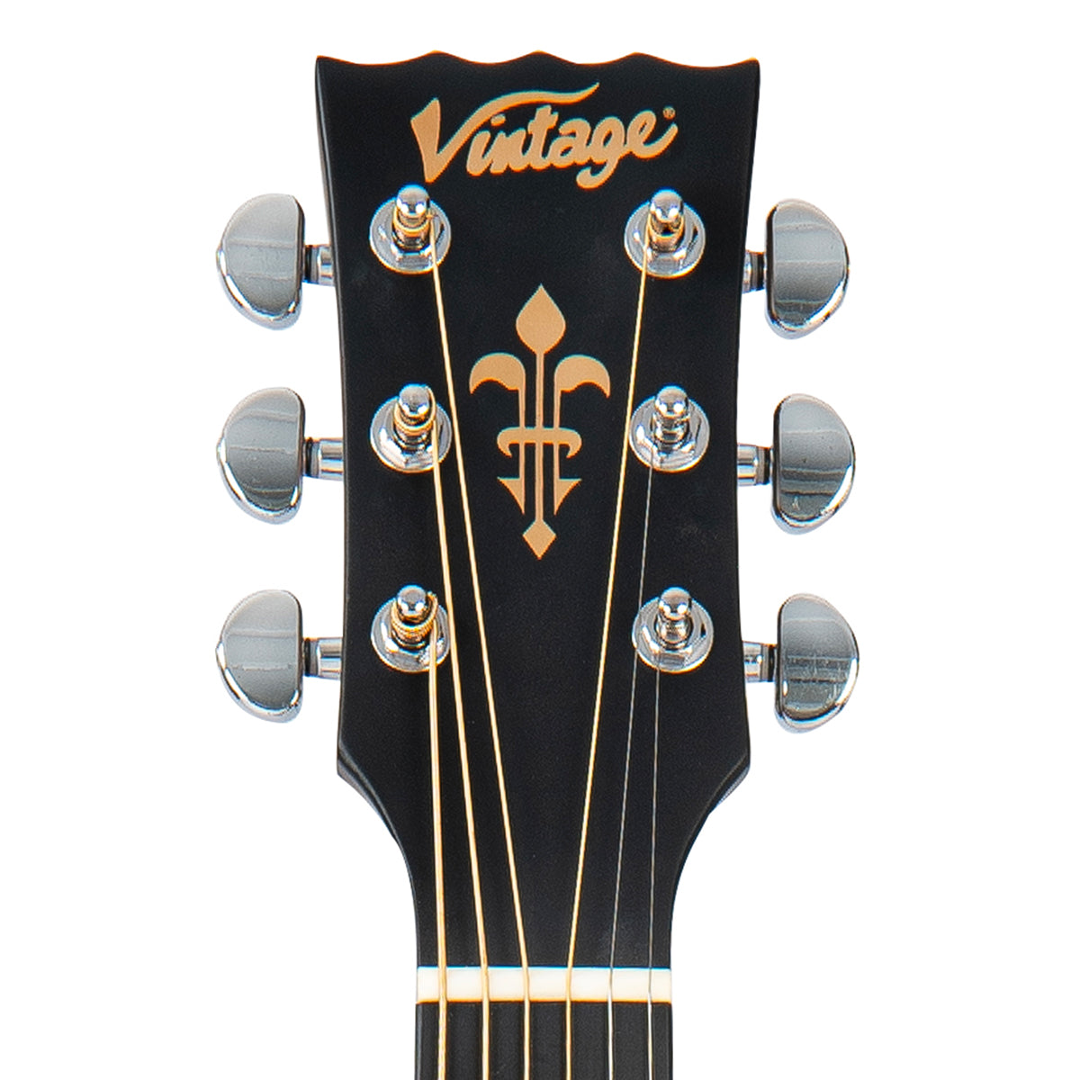 Vintage Stage Series 'Grand Auditorium' Cutaway Electro-Acoustic Guitar ~ Sunburst - Fair Deal Music