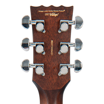 Vintage Stage Series 'Folk' Cutaway Electro-Acoustic Guitar ~ Natural - Fair Deal Music