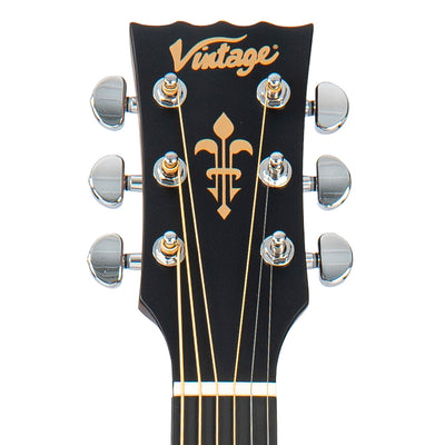 Vintage Stage Series 'Folk' Cutaway Electro-Acoustic Guitar ~ Sunburst - Fair Deal Music