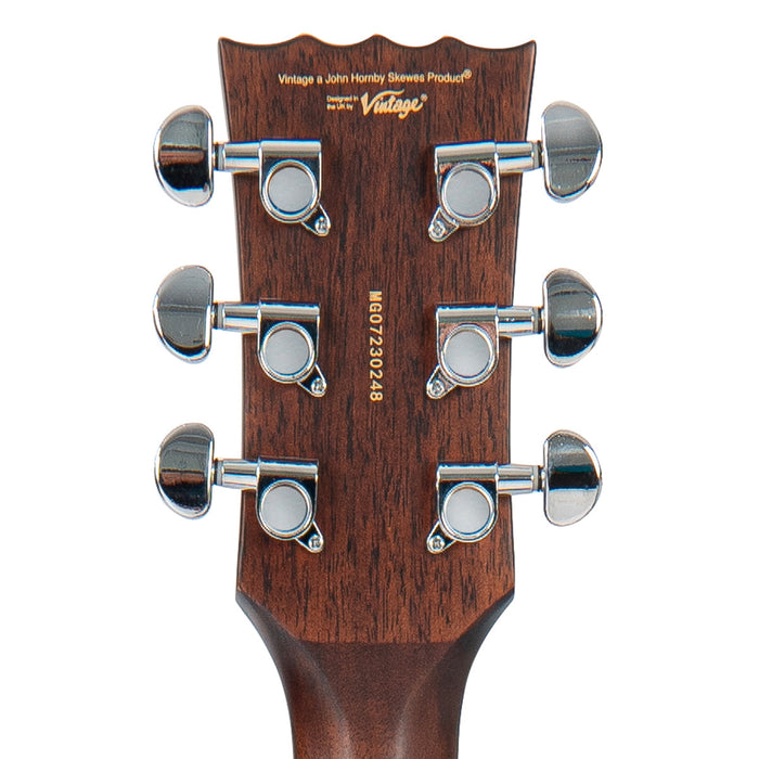 Vintage Stage Series 'Folk' Cutaway Electro-Acoustic Guitar ~ Sunburst - Fair Deal Music