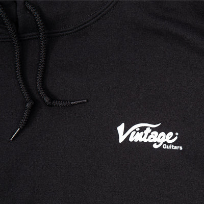 Vintage Fleece Hoodie ~ Black, Extra Large - Fair Deal Music