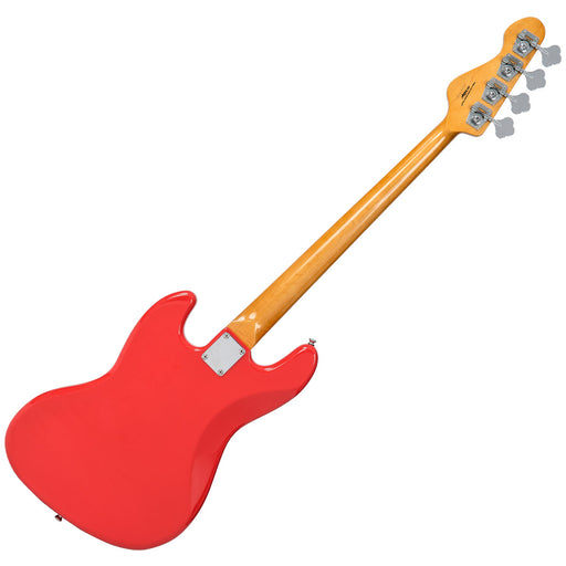 Vintage VJ74 ReIssued Bass ~ Firenza Red - Fair Deal Music