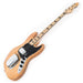 Vintage VJ74 ReIssued Maple Fingerboard Bass ~ Natural Ash - Fair Deal Music