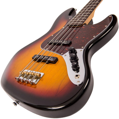 Vintage VJ74 ReIssued Bass ~ Sunset Sunburst - Fair Deal Music