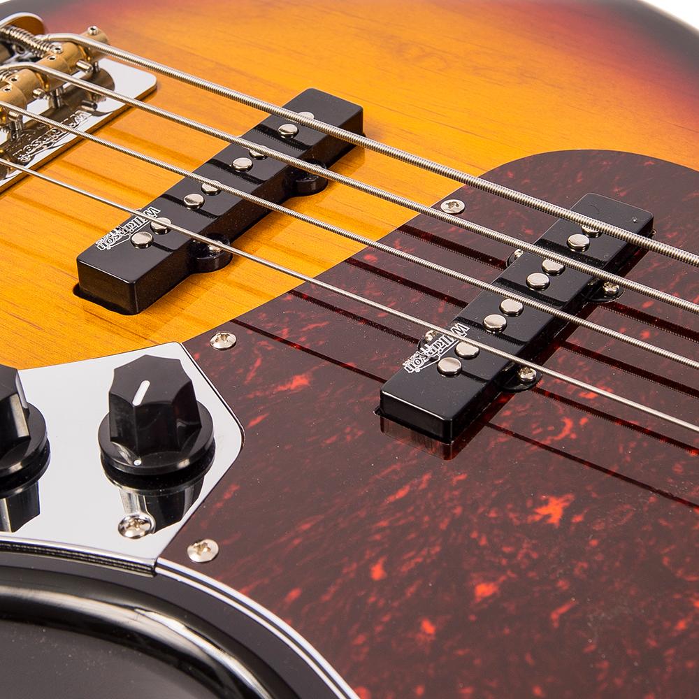 Vintage VJ74 ReIssued Bass ~ Sunset Sunburst - Fair Deal Music