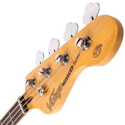 Vintage VJ74 ReIssued Bass ~ Sunset Sunburst - Fair Deal Music