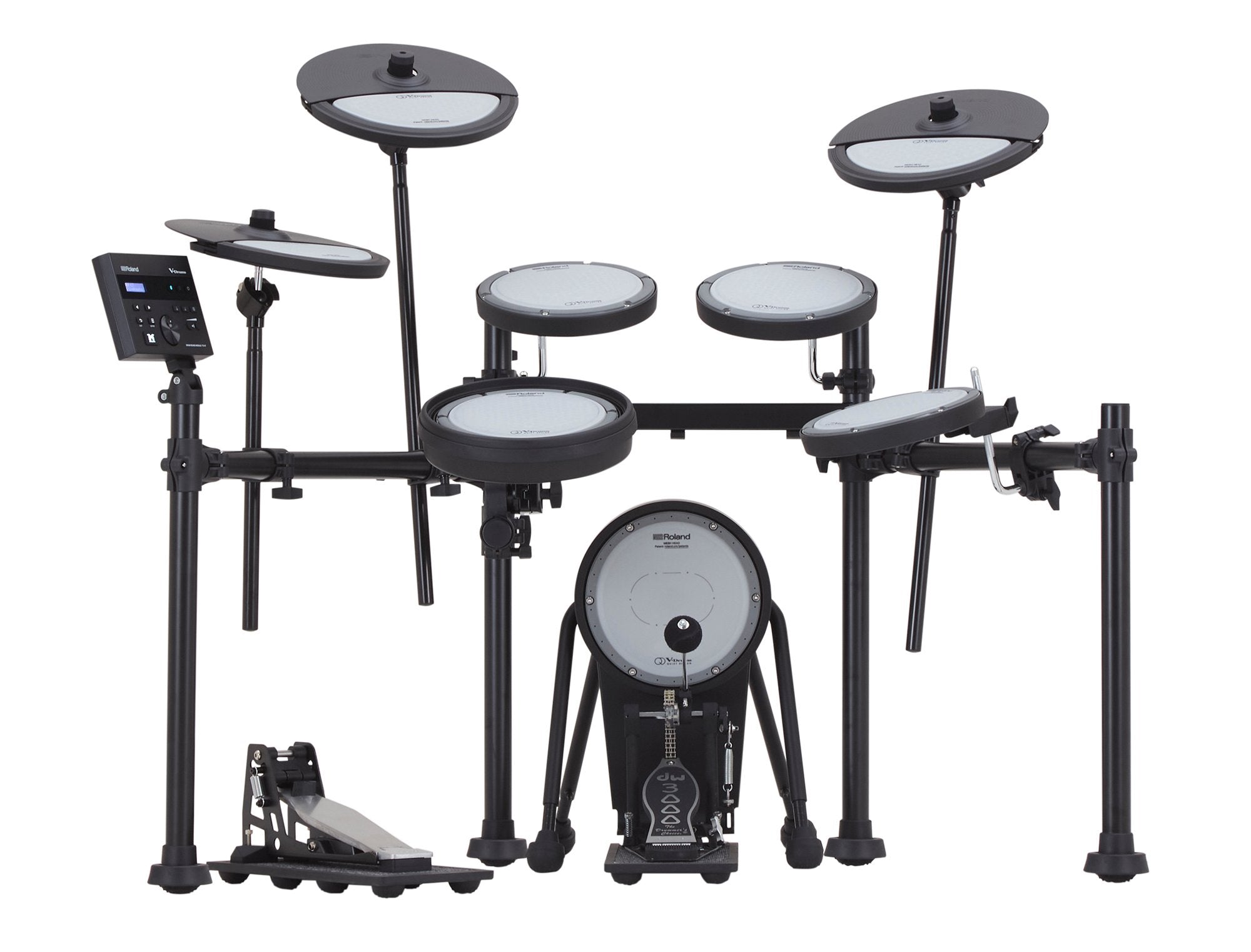 Roland VQD106 V-Drums Quiet Design Electronic Drum Kit with Free Natal Single Kick Pedal
