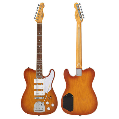 Vintage REVO Series Trio Electric Guitar ~ Honeyburst - Fair Deal Music