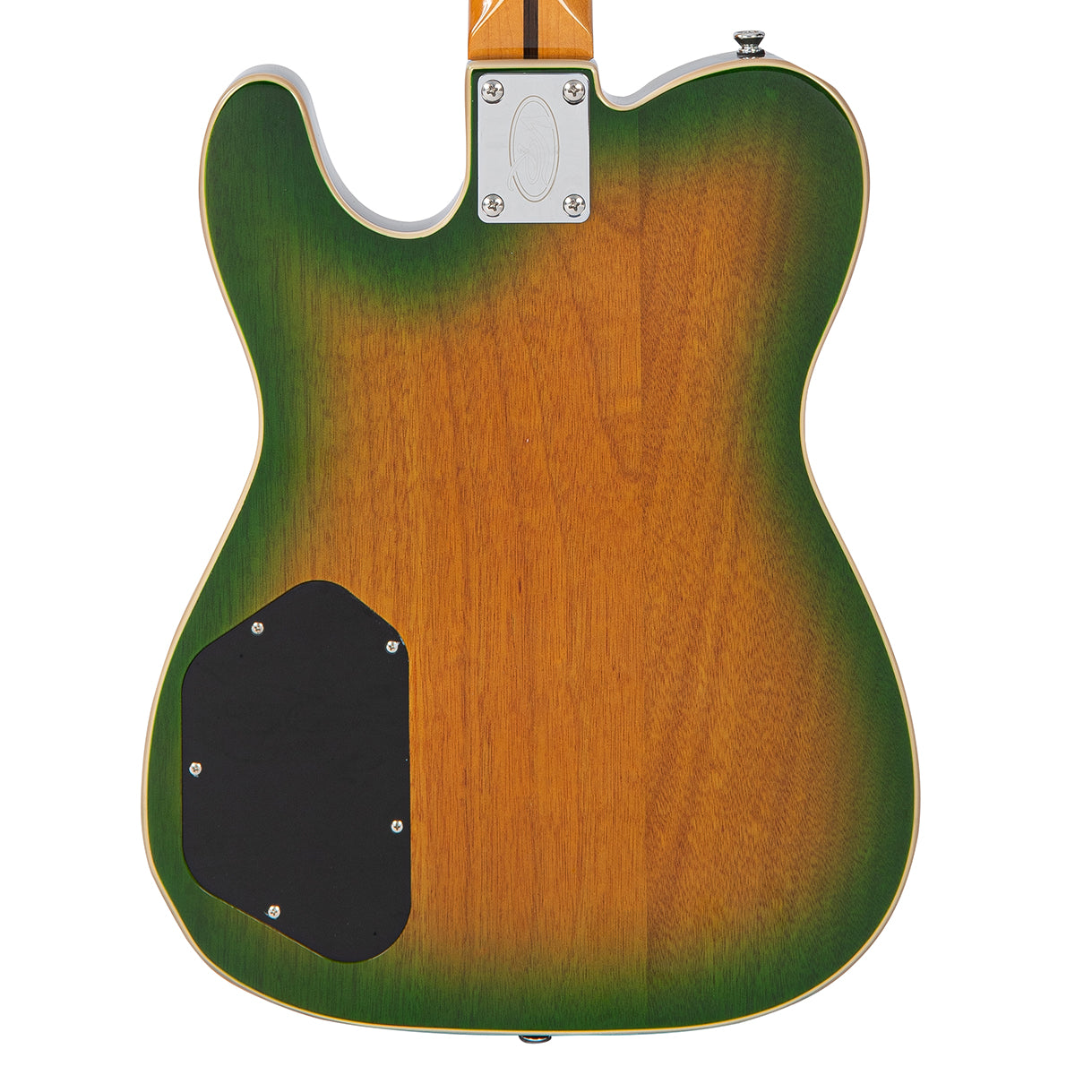Vintage REVO Series Trio Electric Guitar ~ Green/Yellow Burst - Fair Deal Music