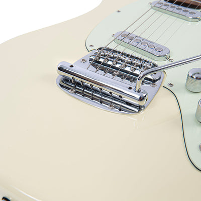 Vintage REVO Series 'Colt SS Twin' Electric Guitar ~ Vintage White - Fair Deal Music