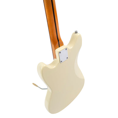 Vintage REVO Series 'Colt SS Twin' Electric Guitar ~ Vintage White - Fair Deal Music