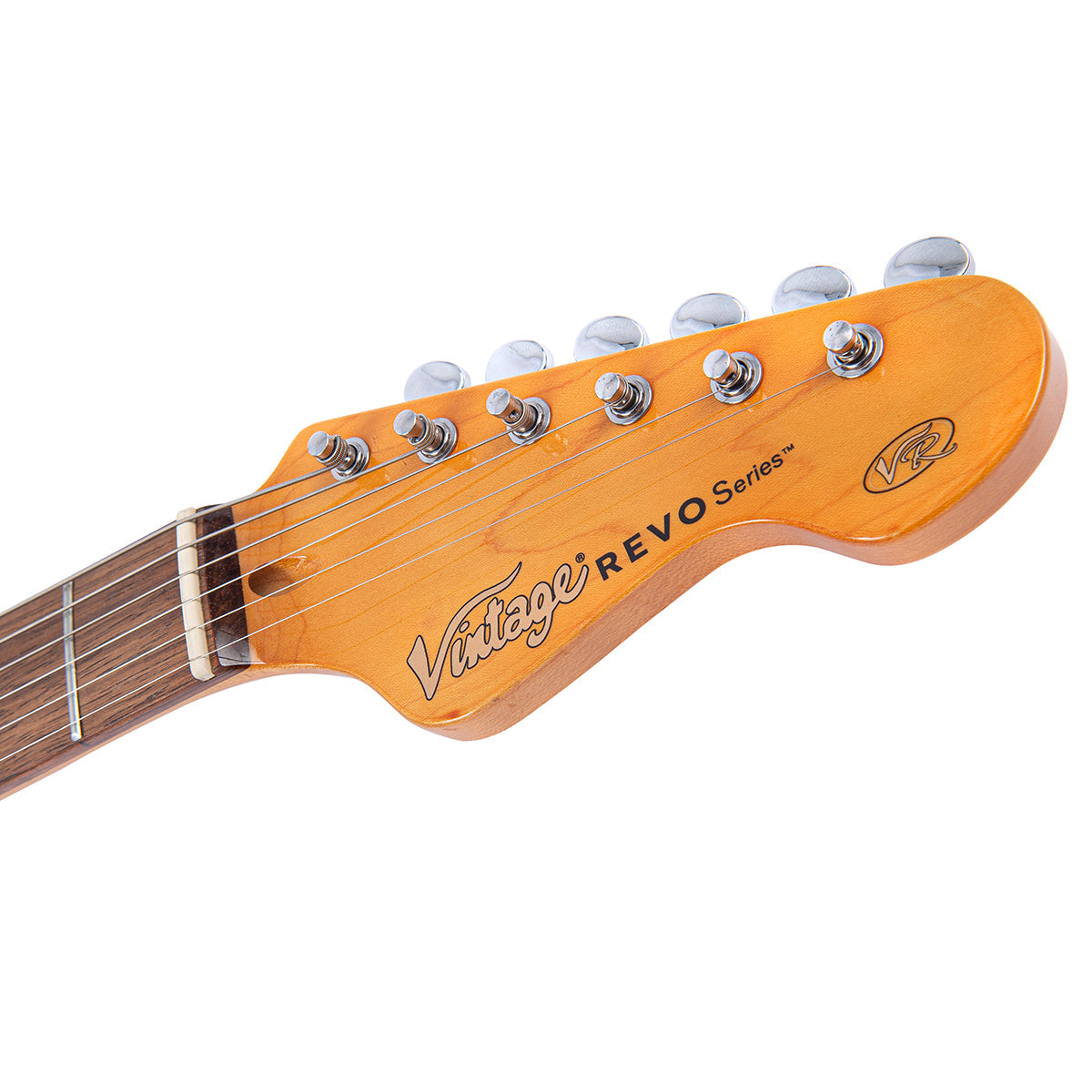 Vintage REVO Series 'Colt SS Twin' Electric Guitar ~ Vintage White - Fair Deal Music