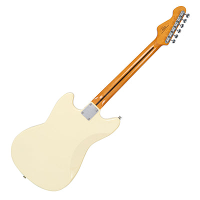 Vintage REVO Series 'Colt SS Twin' Electric Guitar ~ Vintage White - Fair Deal Music