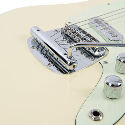 Vintage REVO Series 'Colt SS Twin' Electric Guitar ~ Vintage White - Fair Deal Music