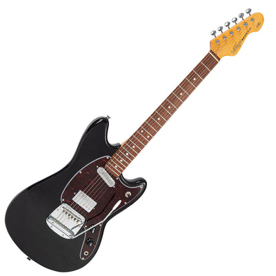 Vintage REVO Series 'Colt' HS Duo Electric Guitar ~ Boulevard Black - Fair Deal Music