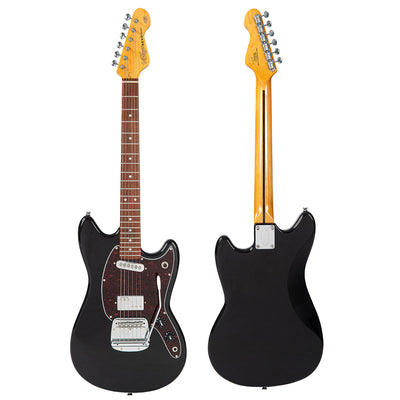 Vintage REVO Series 'Colt' HS Duo Electric Guitar ~ Boulevard Black - Fair Deal Music