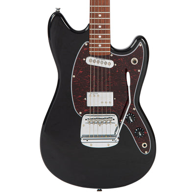 Vintage REVO Series 'Colt' HS Duo Electric Guitar ~ Boulevard Black - Fair Deal Music