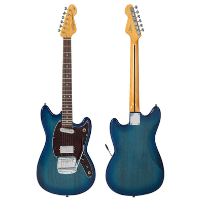 Vintage REVO Series 'Colt' HS Duo Electric Guitar ~ Blueburst - Fair Deal Music