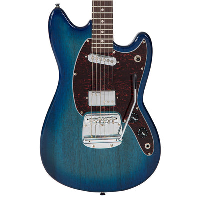 Vintage REVO Series 'Colt' HS Duo Electric Guitar ~ Blueburst - Fair Deal Music