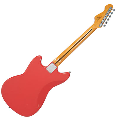 Vintage REVO Series 'Colt' HS Duo Electric Guitar ~ Firenza Red - Fair Deal Music