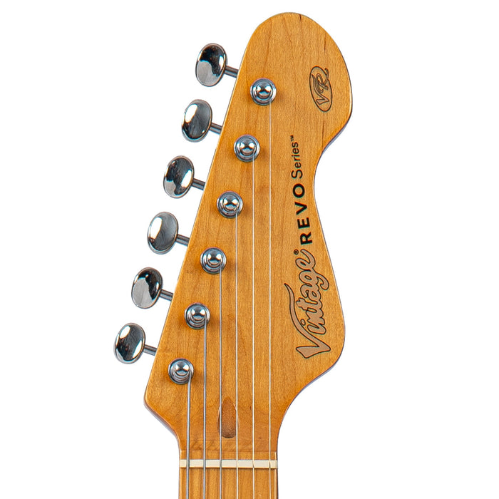 Vintage REVO Series 'Colt HH Twin Hardtail' Electric Guitar ~ Laguna Blue - Fair Deal Music