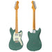 Vintage REVO Series 'Colt HH Twin Hardtail' Guitar ~ Metallic Sherwood Green - Fair Deal Music