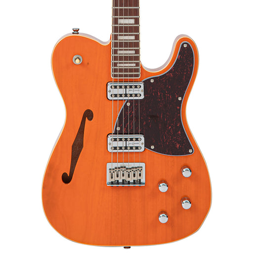 Vintage REVO Series 'Midline' Electric Guitar ~ Trans Orange