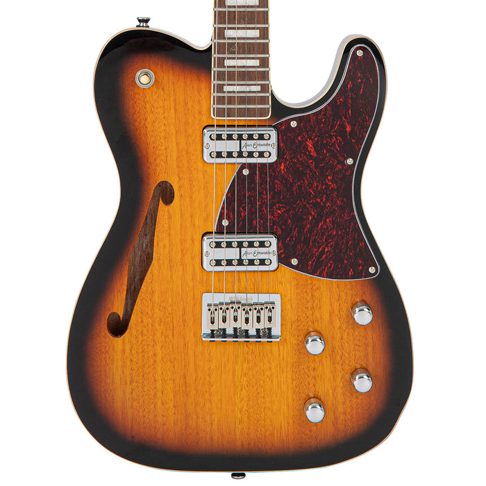 Vintage REVO Series 'Midline' Electric Guitar ~ Two-Tone Sunburst - Fair Deal Music