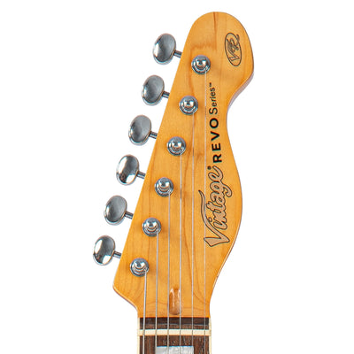 Vintage REVO Series 'Midline' Electric Guitar ~ Two-Tone Sunburst - Fair Deal Music