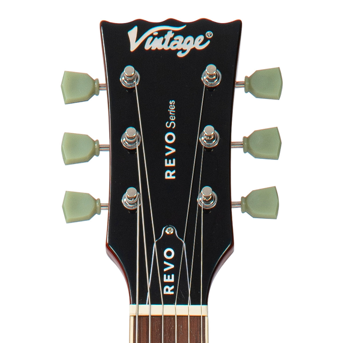 Vintage REVO Series 'Superthin' Electric Guitar ~ Natural - Fair Deal Music