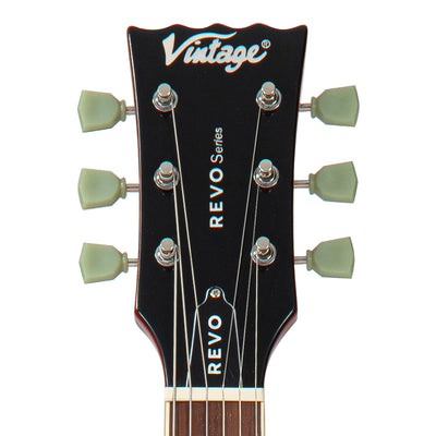 Vintage REVO Series 'Superthin' Electric Guitar ~ Natural - Fair Deal Music