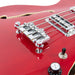 Vintage REVO Series 'Supreme' Semi Acoustic Bass ~ Cherry Red - Fair Deal Music