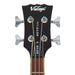 Vintage REVO Series 'Supreme' Semi Acoustic Bass ~ Cherry Red - Fair Deal Music