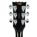 Vintage REVO Series 'Custom Supreme Baritone VI' Semi-Acoustic Guitar ~ Boulevard Black - Fair Deal Music