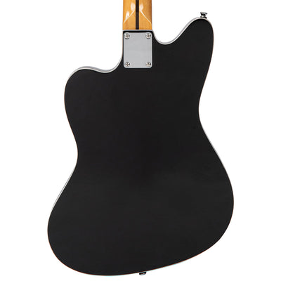 Vintage REVO Series 'Surfmaster Quad' Electric Guitar ~ Boulevard Black - Fair Deal Music