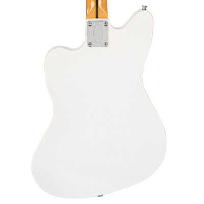 Vintage REVO Series 'Surfmaster Quad' Electric Guitar ~ Metallic White - Fair Deal Music